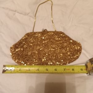 Gold clutch